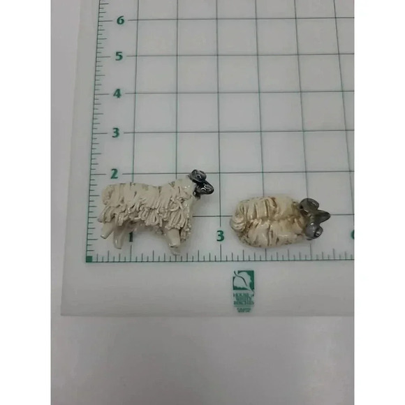 Scottish Black Face Spaghetti Ram Sheep Ceramic Figurine Artistic - Picture 3 of 6